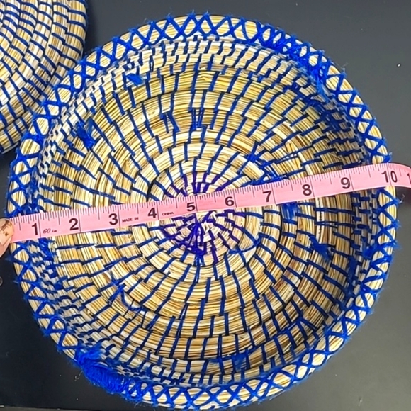 Authentic Handmade Woven Tweed Knit Mexico Mexican Tortilla Basket Holder 10" - Picture 11 of 11